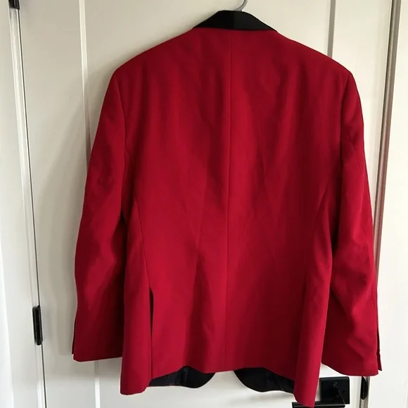 Red & Black Blazer - Picture 2 of 4